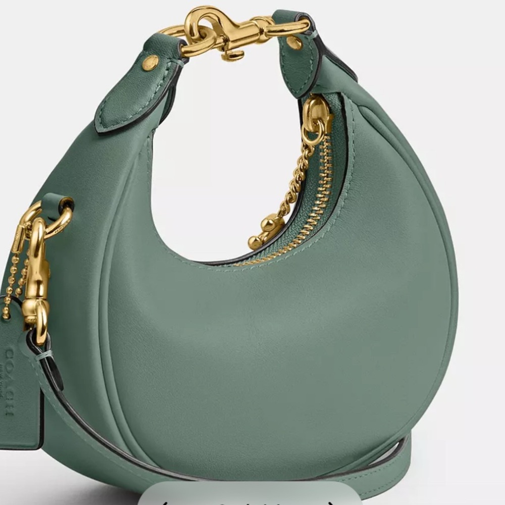 NWT Coach Jonie Sage Bag with Gold Accents